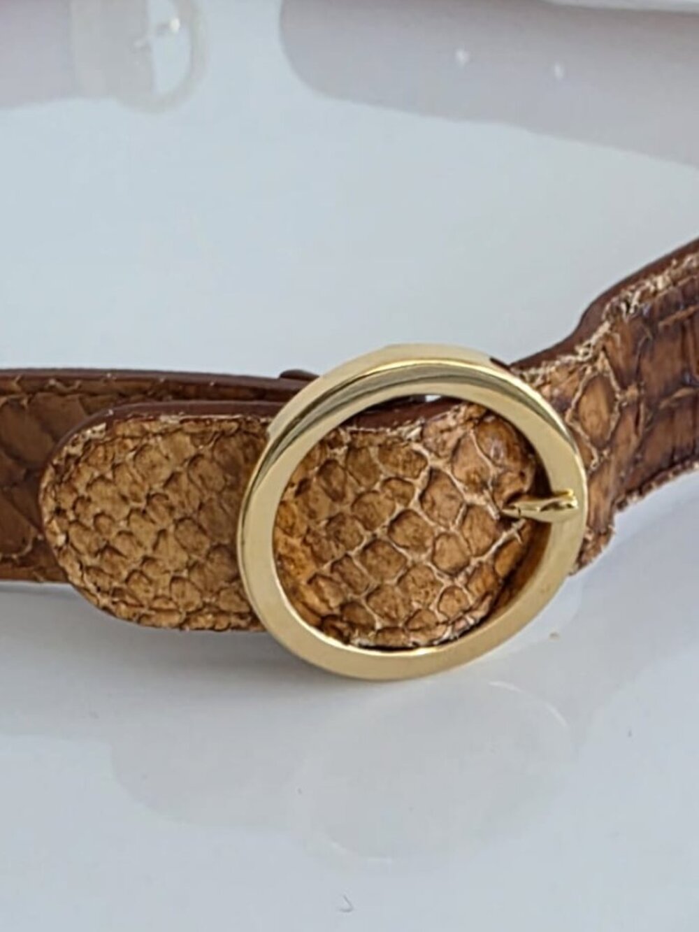 ESCADA SNAKE LIKE BELT! VINTAGE! - Picture 9 of 14